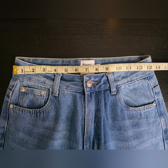 Princess Polly Seymour Mom Denim Womens Jeans High Rise Medium Wash Size 4 - Picture 9 of 11